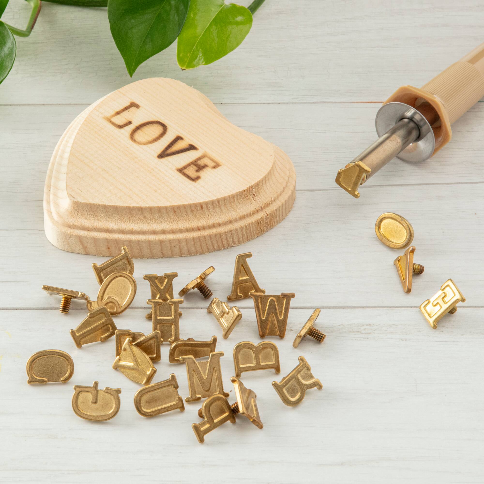 6 Packs: 26 ct. (156 total) Walnut Hollow® Hot Stamps Alphabet Set